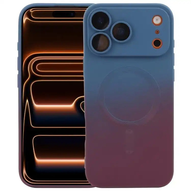 Liquid TPU Silicone Gradient MagSafe Phone Case