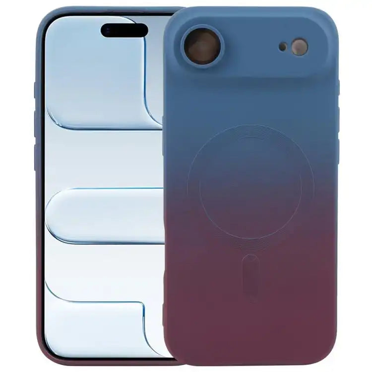 Liquid TPU Silicone Gradient MagSafe Phone Case