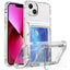 Crystal Clear Flip Card Slot Phone Case