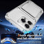 Crystal Clear Flip Card Slot Phone Case