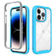 Starry Sky Solid Color Shockproof TPU Clear PC Phone Case