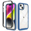 Starry Sky Solid Color Shockproof TPU Clear PC Phone Case