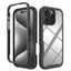 Starry Sky Solid Color Shockproof TPU Clear PC Phone Case