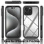 Starry Sky Solid Color Shockproof TPU Clear PC Phone Case