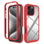 Starry Sky Solid Color Shockproof TPU Clear PC Phone Case