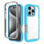 Starry Sky Solid Color Shockproof TPU Clear PC Phone Case