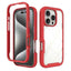 Starry Sky Solid Color Shockproof TPU Clear PC Phone Case