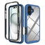 Starry Sky Solid Color Shockproof TPU Clear PC Phone Case