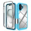 Starry Sky Solid Color Shockproof TPU Clear PC Phone Case