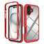 Starry Sky Solid Color Shockproof TPU Clear PC Phone Case