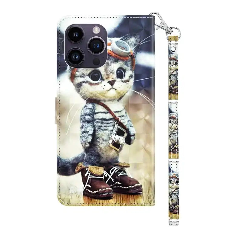 3D Painted Leather Phone Case MyMobile