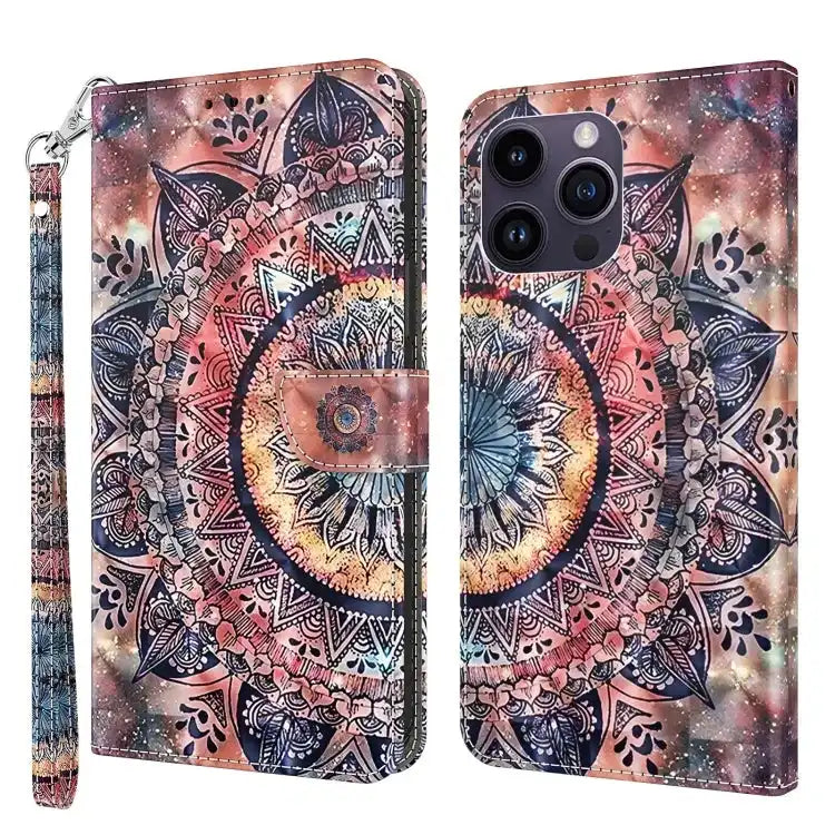 3D Painted Leather Phone Case MyMobile