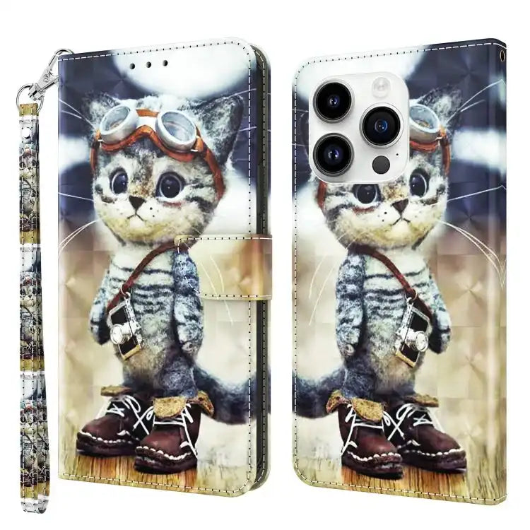 3D Painted Leather Phone Case MyMobile