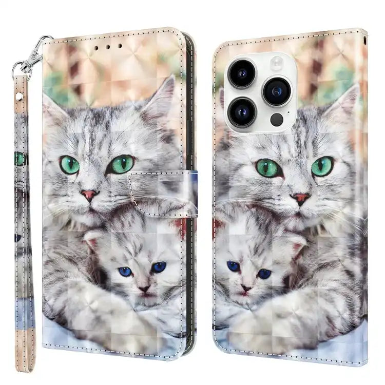 3D Painted Leather Phone Case MyMobile