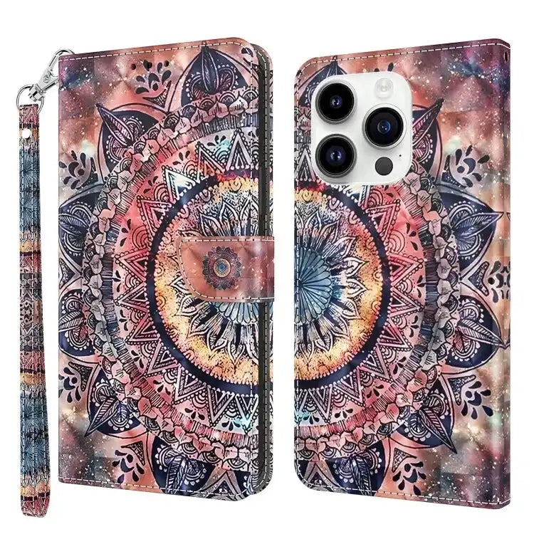 3D Painted Leather Phone Case MyMobile