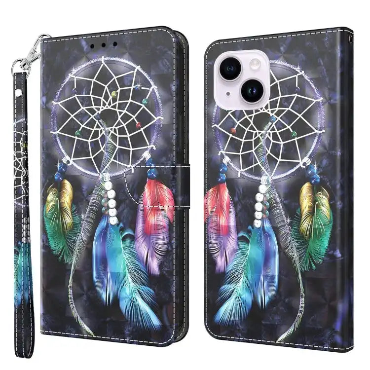 3D Painted Leather Phone Case MyMobile