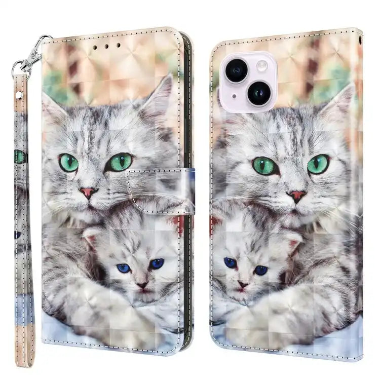 3D Painted Leather Phone Case MyMobile