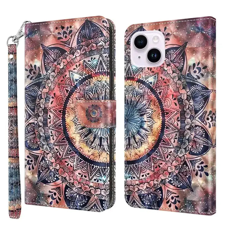 3D Painted Leather Phone Case MyMobile