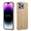 Fierre Shann Python Texture Electroplating PU Phone Case FIERRE SHANN