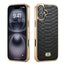 Fierre Shann Python Texture Electroplating PU Phone Case FIERRE SHANN