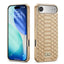 Fierre Shann Python Texture Electroplating PU Phone Case FIERRE SHANN