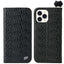 Fierre Shann Crocodile Texture Magnetic Genuine Leather Phone Case MyMobile