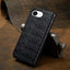 Fierre Shann Crocodile Texture Magnetic Genuine Leather Phone Case MyMobile
