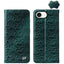 Fierre Shann Crocodile Texture Magnetic Genuine Leather Phone Case MyMobile