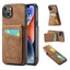 Fierre Shann Crazy Horse Card Holder Back Cover PU Phone Case MyMobile
