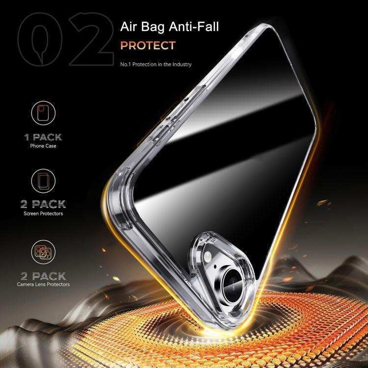 iPAKY Crystal Clear Series Shockproof PC + TPU Protective Phone Case MyMobile