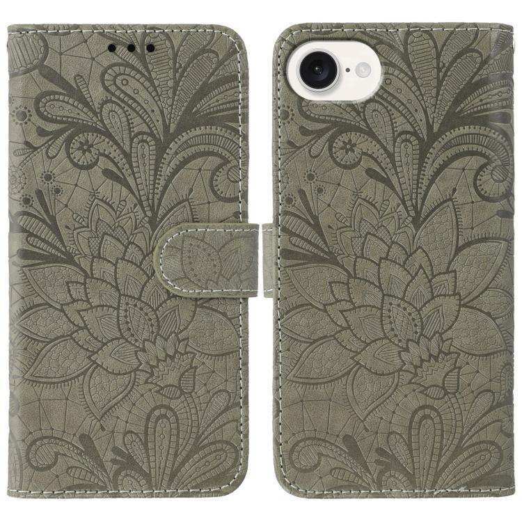 Lace Flower Embossing Flip Leather Phone Case MyMobile