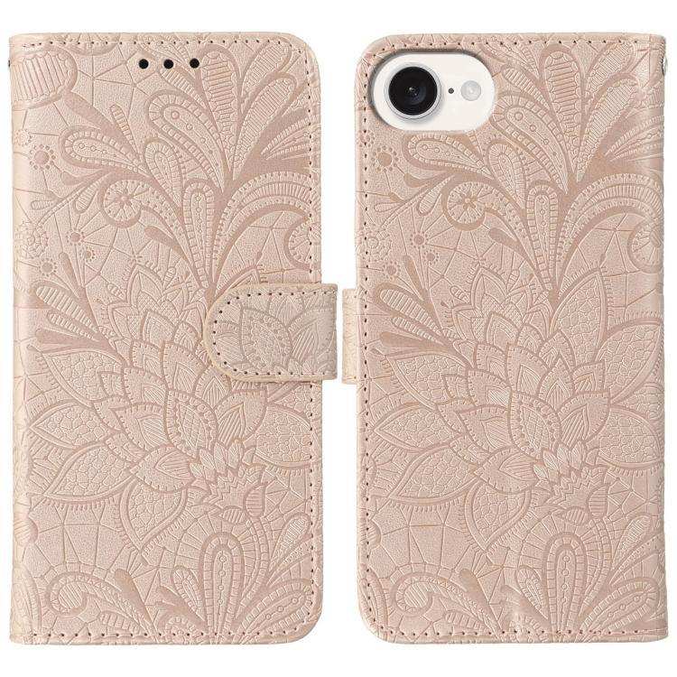 Lace Flower Embossing Flip Leather Phone Case MyMobile