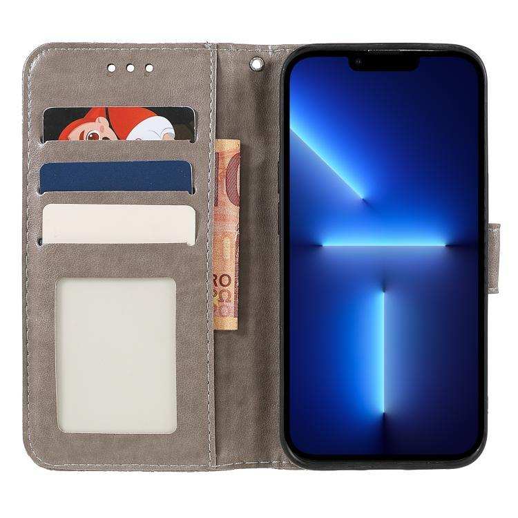 Lace Flower Embossing Flip Leather Phone Case MyMobile