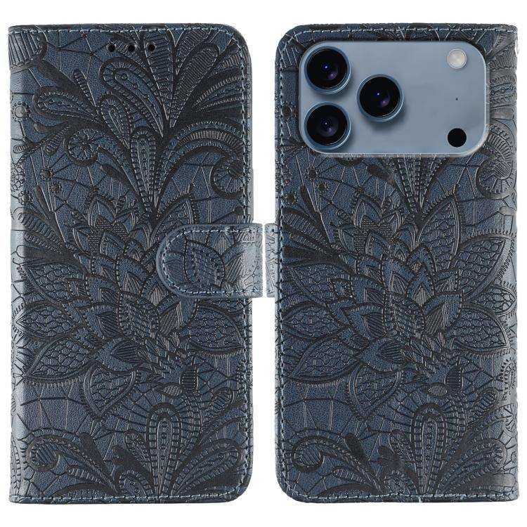 Lace Flower Embossing Flip Leather Phone Case MyMobile