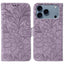 Lace Flower Embossing Flip Leather Phone Case MyMobile