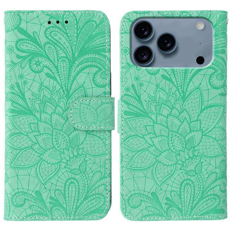 Lace Flower Embossing Flip Leather Phone Case MyMobile