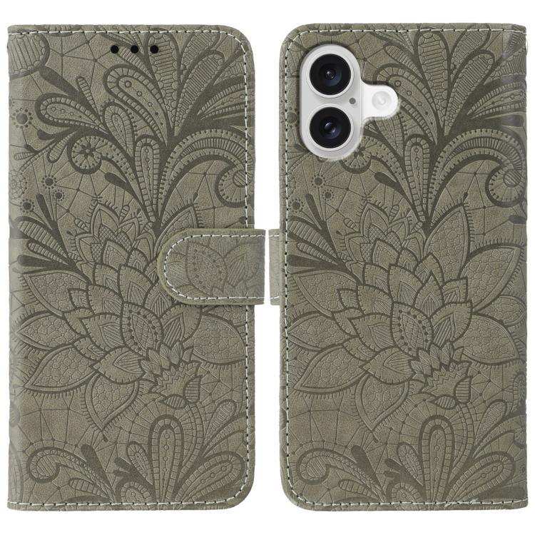 Lace Flower Embossing Flip Leather Phone Case MyMobile