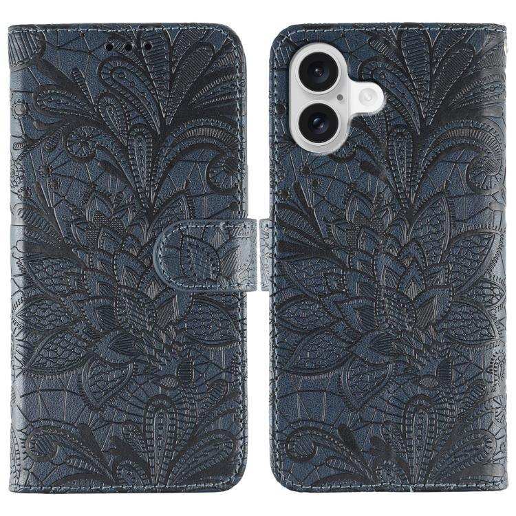 Lace Flower Embossing Flip Leather Phone Case MyMobile
