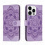 Sun Mandala Embossing Leather Phone Case