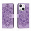Sun Mandala Embossing Leather Phone Case