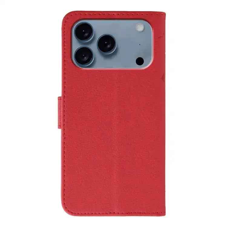 Feather Pattern Litchi Texture Leather Phone Case