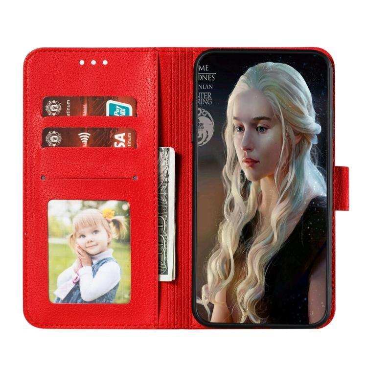 Feather Pattern Litchi Texture Leather Phone Case MyMobile