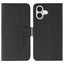 Feather Pattern Litchi Texture Leather Phone Case