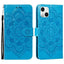 Mandala Embossing Pattern Horizontal Flip Leather Phone Case
