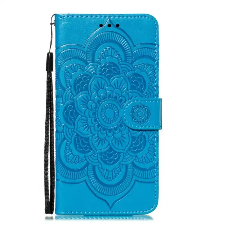 Mandala Embossing Pattern Horizontal Flip Leather Phone Case MyMobile