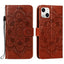 Mandala Embossing Pattern Horizontal Flip Leather Phone Case MyMobile
