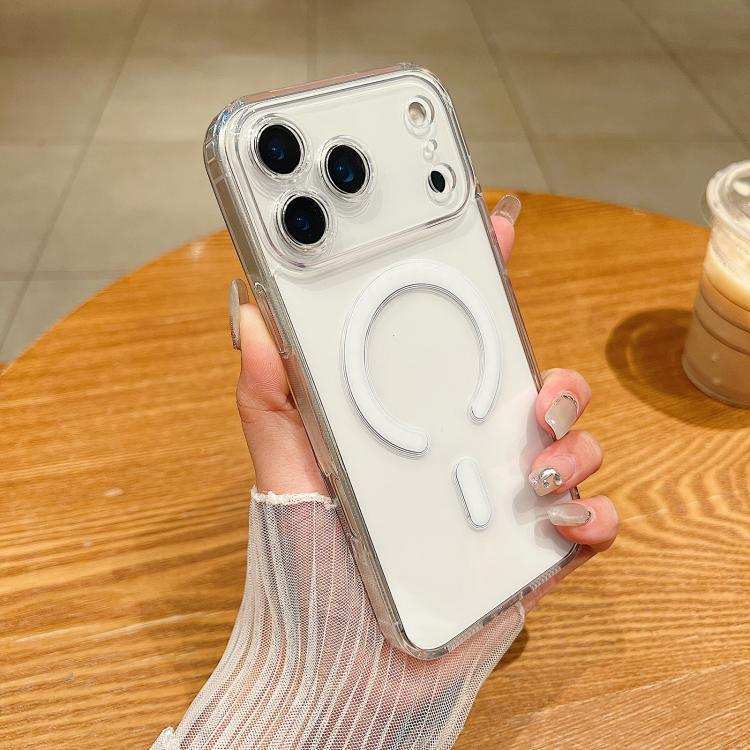 Fine Hole MagSafe Magnetic Clear Acrylic TPU Case MyMobile