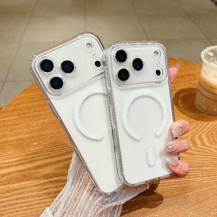 Fine Hole MagSafe Magnetic Clear Acrylic TPU Case MyMobile