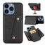 Double Buckle Card Slots PU + TPU Phone Case