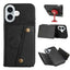Double Buckle Card Slots PU + TPU Phone Case